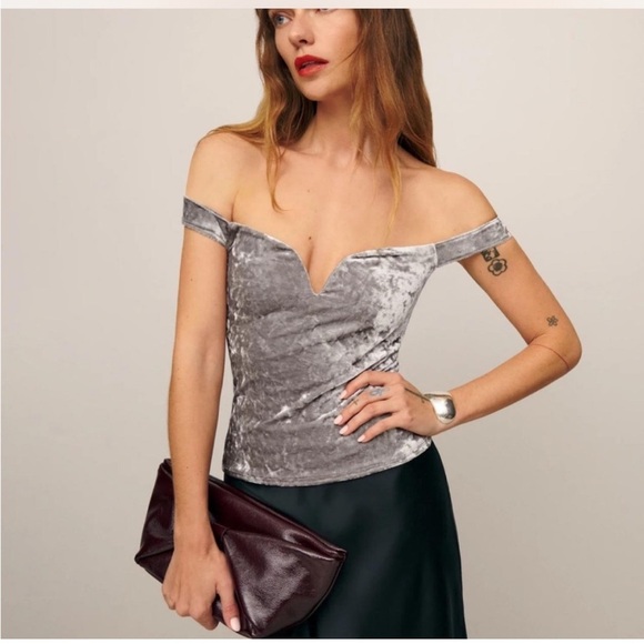 NWT Reformation Andria off the shoulder top XS - Picture 1 of 10
